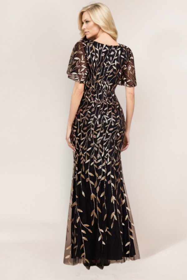 Mother of the Groom Dress Black Gold MO00693KG Black and Gold Mother of the Groom dress