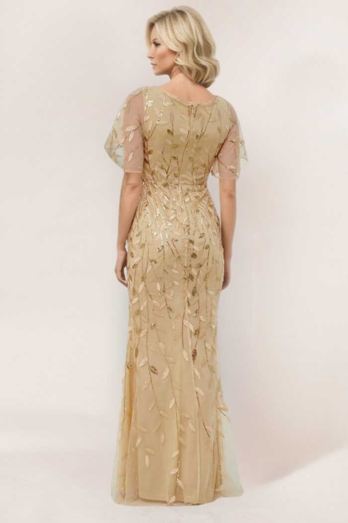Gold Mother of the Groom dress