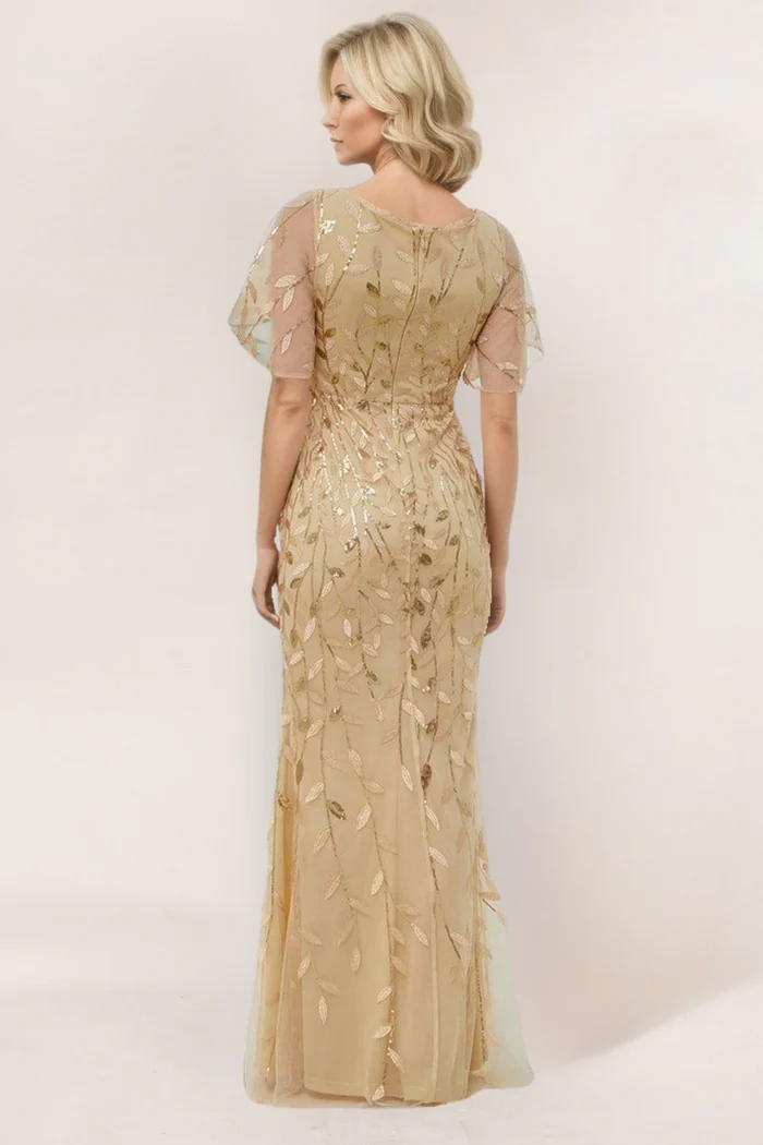 Gold Mother of the Groom dress