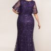 Purple Mother of the Groom dress