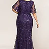 Purple Mother of the Groom dress