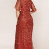 Rust Mother of the Groom dress
