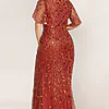 Rust Mother of the Groom dress