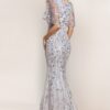 Silver Mother of the Groom dress
