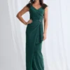 Connie Gown Classic Glamour with Elegant Movement in Emerald Mother of the Bride Dress