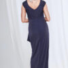 Connie Gown Classic Glamour with Elegant Movement in Navy Mother of the Bride Dress