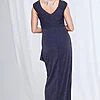 Connie Gown Classic Glamour with Elegant Movement in Navy Mother of the Bride Dress