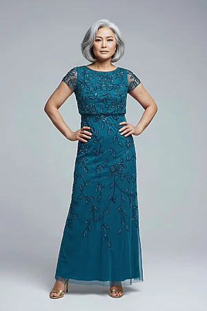 princess polly baby blue dress 3/4 Sleeve Sheer Chiffon Lace Two Piece Sheath Mother of Bride Dress,