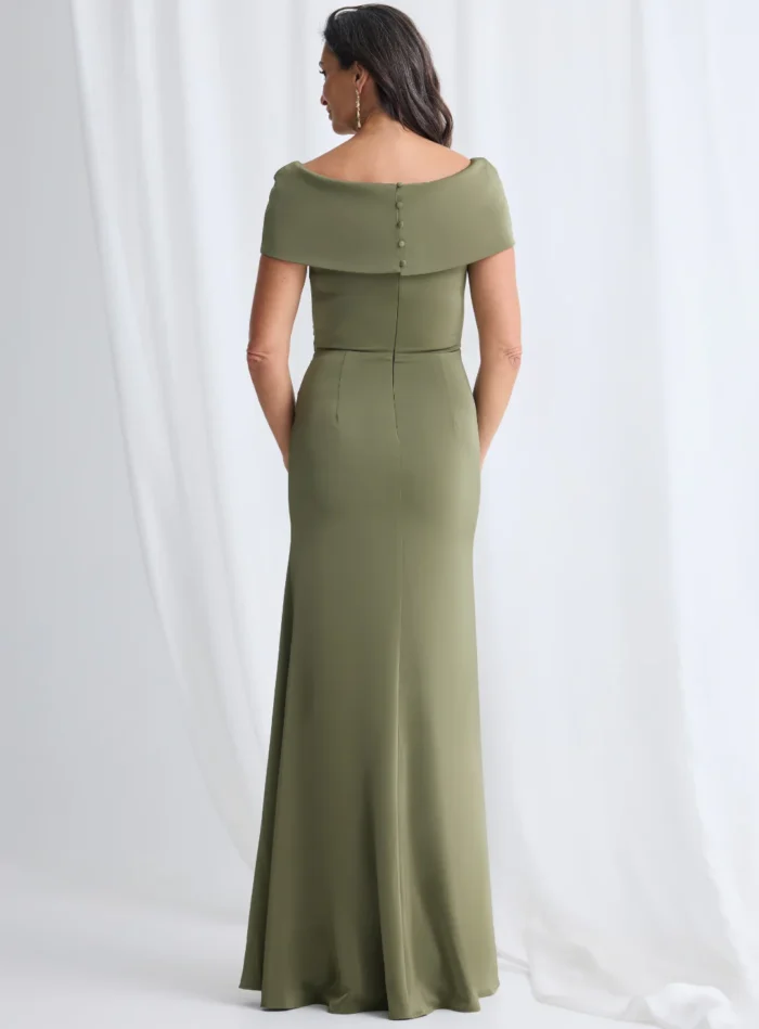 Lana Gown Sculpted Elegance with a Flattering Mermaid Silhouette in Eucalyptus Green Mother of the Groom Dress