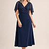 Dressology Rush Fee mother of the bride dress on model