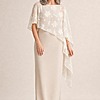 Lorelei Gown by Trellis Lane in Prosecco mother of the bride dress on model