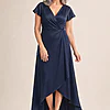 Napier Gown by Tania Olsen in Navy mother of the bride dress on model
