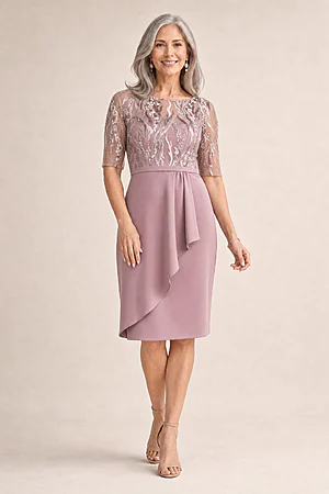 SALE Kassia Dusty Pink Gown by Tania Olsen