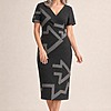 Tania Olsen Rush Fee mother of the bride dress on model