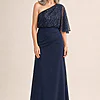 Try Before You Buy Colleen Gown by Trellis Lane mother of the bride dress on model