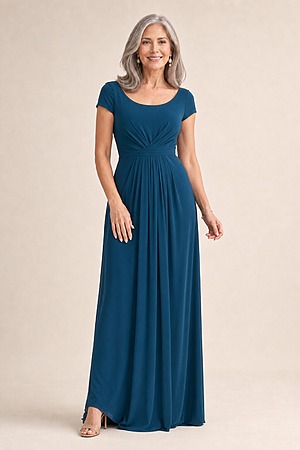 Try Before You Buy Gloria Gown by Tania Olsen mother of the bride dress on model