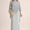Try Before You Buy June Gown by Trellis Lane mother of the bride dress on model
