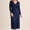 Try Before You Buy Madonna Gown by Tania Olsen mother of the bride dress on model