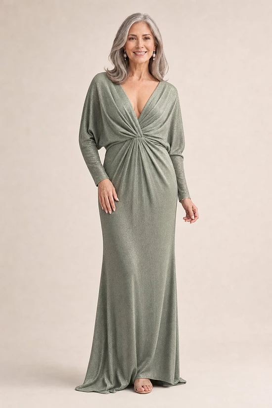 Try Before You Buy Nelson Gown by Tania Olsen mother of the bride dress on model