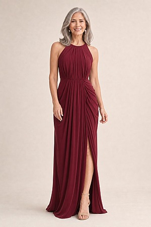 Try Before You Buy Sandra Gown by Tania Olsen mother of the bride dress on model