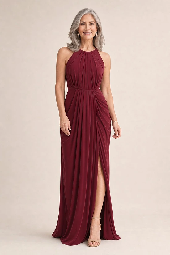 Try Before You Buy Sandra Gown by Tania Olsen mother of the bride dress on model