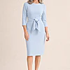 Try Before You Buy Tiffany Sheath Dress by Adrianna Papell mother of the bride dress on model