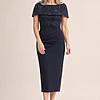 Try Before You Buy Veronica Gown by Trellis Lane mother of the bride dress on model