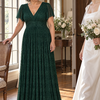 Verity Dark Green gown by Dressology, candid