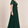 Verity Dark Green gown by Dressology, regular side