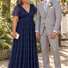 Verity Navy gown by Dressology, candid