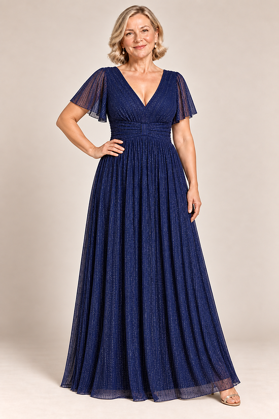Verity Navy gown by Dressology, regular front